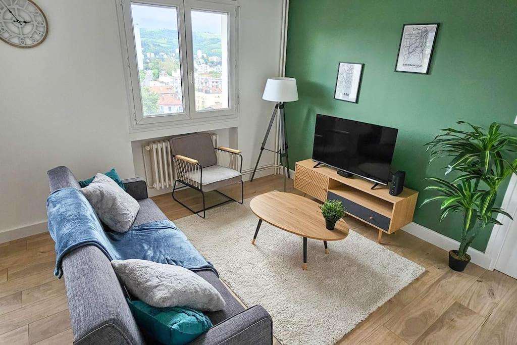 C'est Chez Maurice! 4 Ch Wifi Balcon Parking Free Saint-Etienne (Loire)
